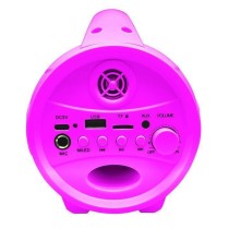 Enceinte Bluetooth Sans-Fil Lumineuse avec Micro Barbie