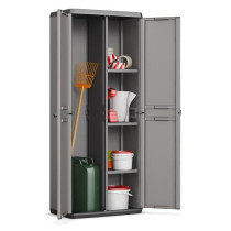 Armoire de rangement utilitaire Più - KETER - 3 tablettes réglables