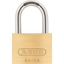 Cadenas en laiton massif - ABUS - 60/50 - Anse acier cémenté - Doubl