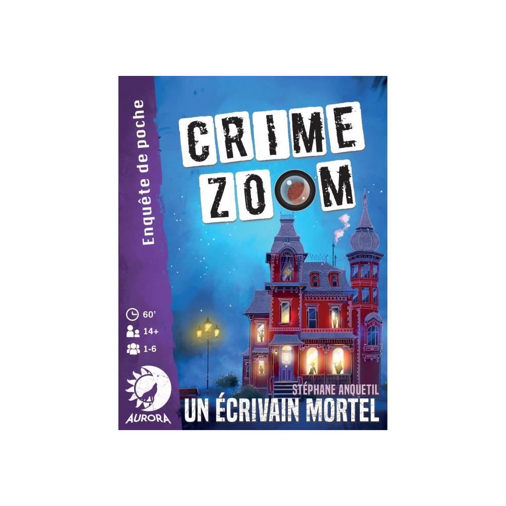 Crime Zoom Un Écrivain Mortel - Asmodee - Jeu d'enquete - Des 14 ans