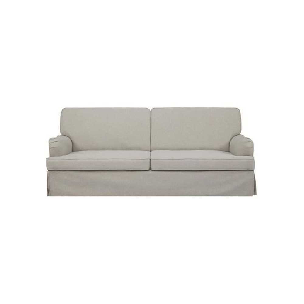 LUZ Canapé convertible - Tissu Beige - L 206 x P 95 x H 81 cm