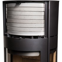 Poele a bois - ADURO 9.7 - 50300 - 6 KW - Noir