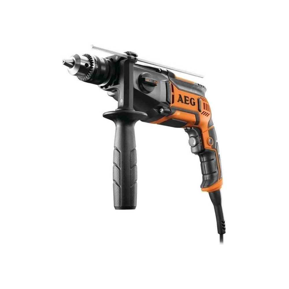 AEG - Perceuse percussion 2 vitesses, variateur de vitesse 850 W, 56 N