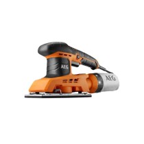 AEG - Ponceuse vibrante 250 W, 1/3 feuille, fixation scratch ou a pinc