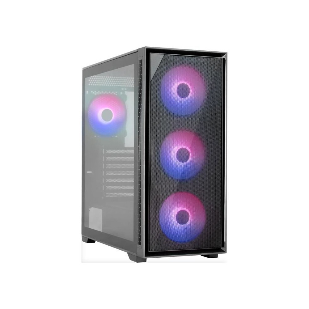 Boîtier PC - AEROCOOL - Geoflow G v2 (Noir) - Moyen tour - Format ATX