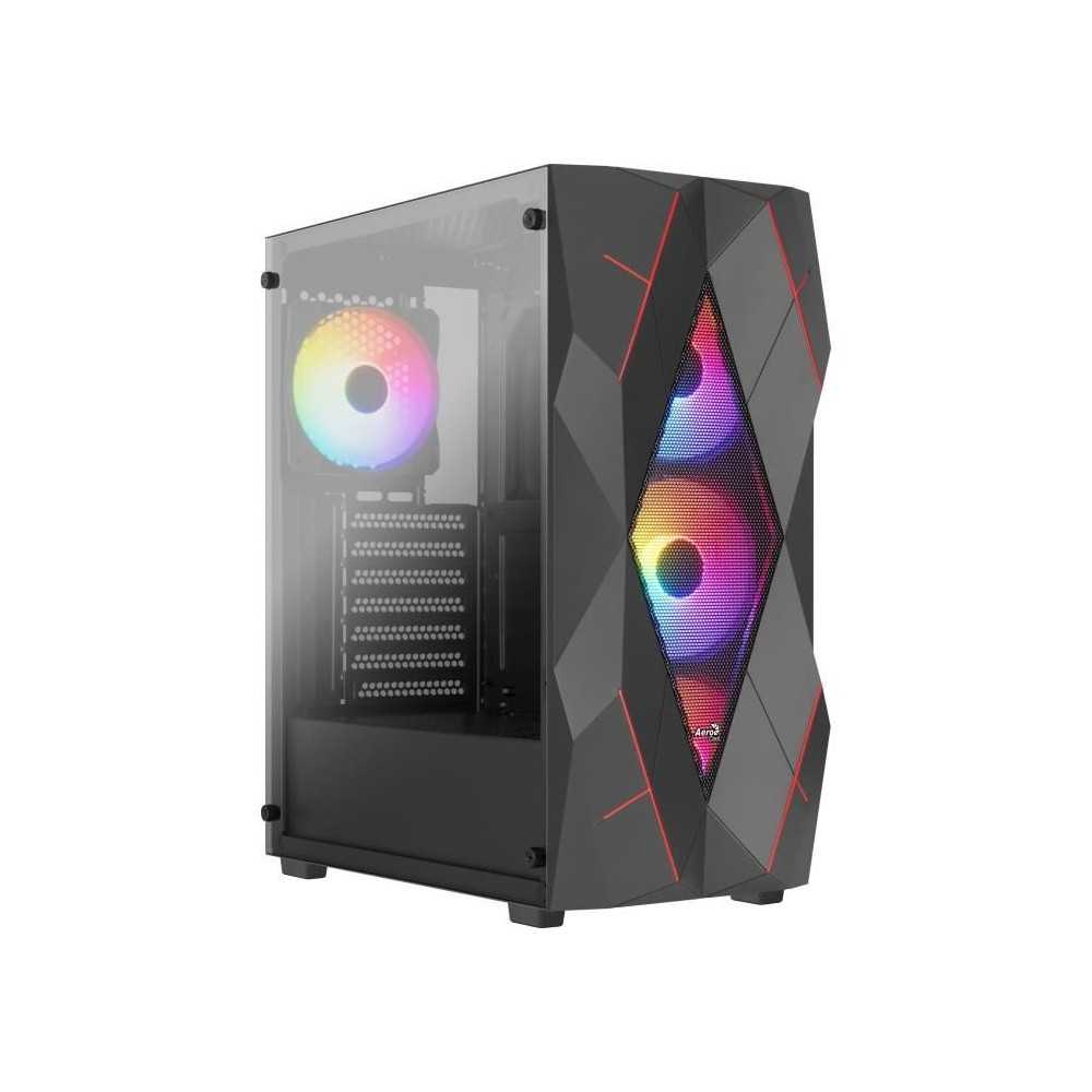 Boîtier PC - AEROCOOL - Volcan G v1 (Noir) - Moyen tour - Format ATX