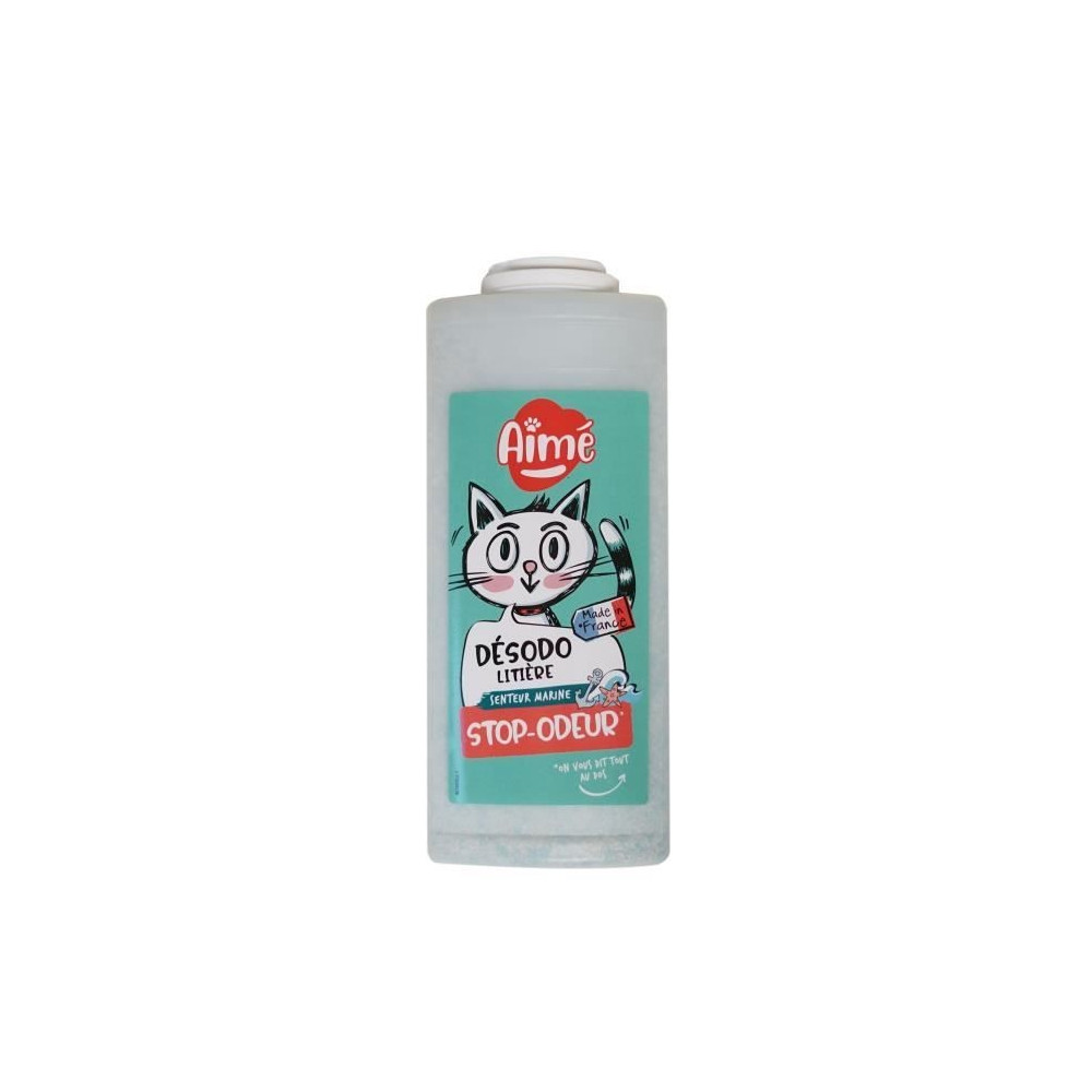 AIME Désodorisant pour litiere marine 700ml - Pour chat