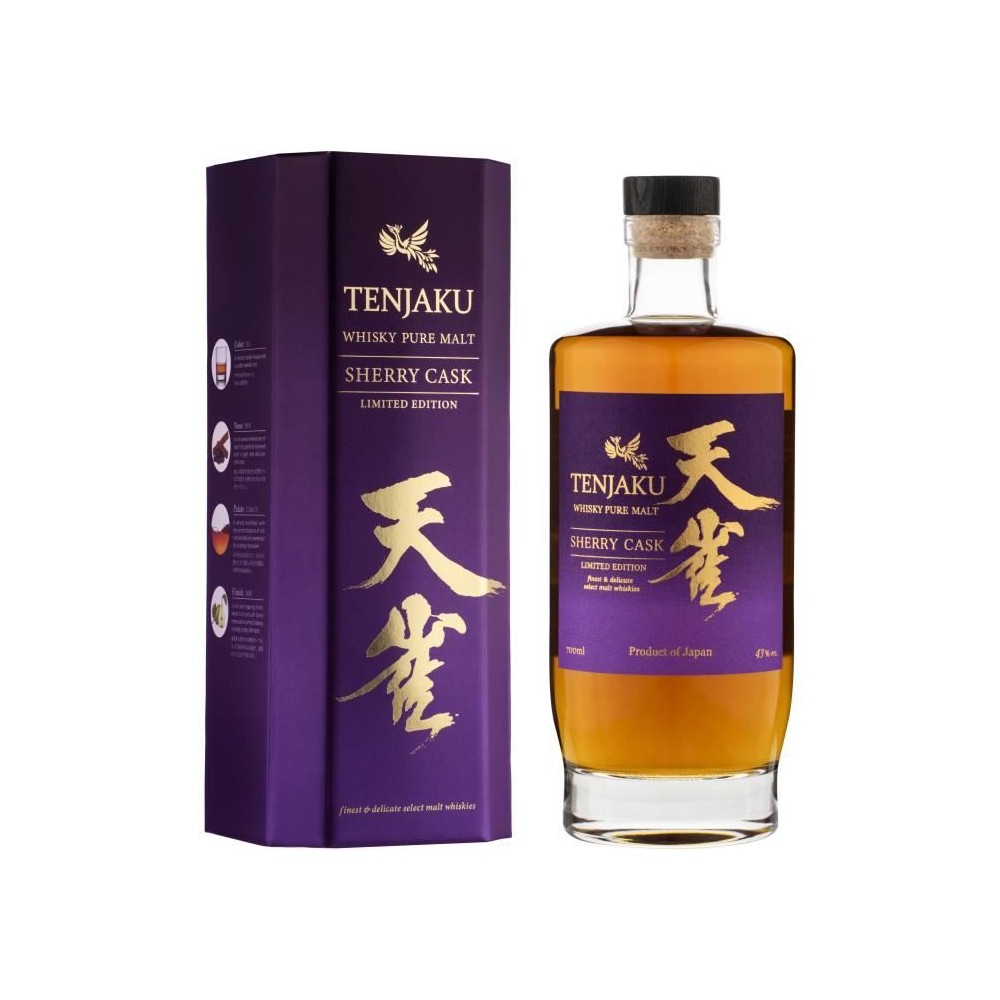 TENJAKU Whisky Pure malt Sherry CASK - 70CL - 43%