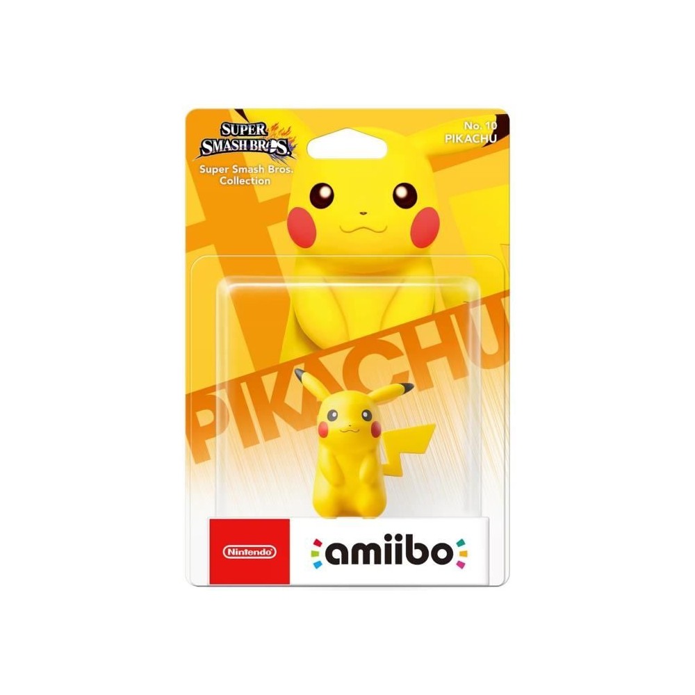 Figurine Amiibo - Pikachu N°10 • Collection Super Smash Bros.