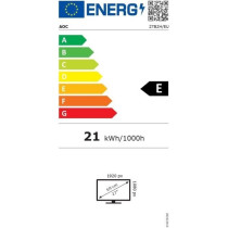 Écran PC - AOC - 27B2H - 27 FHD - Dalle IPS - 75Hz - 4ms - 1 HDMI 1 V