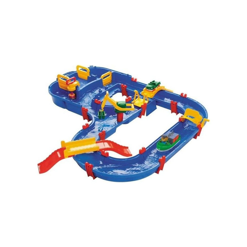 Smoby - Circuit aquatique Mega Bridge Aquaplay - 35 accessoires inclus