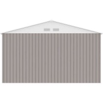 Abri de jardin en métal 10,85 m² - 340 x 319 x 210 cm - Kit d'ancrag