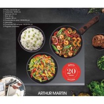 Batterie de cuisine - Tous feux dont induction - Arthur Martin - AM053