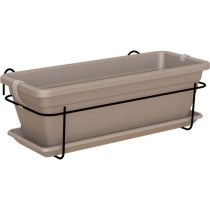 ARTEVASI - Kit balcon Jardiniere venezia 50cm taupe 50 x 19,5 x h16,3