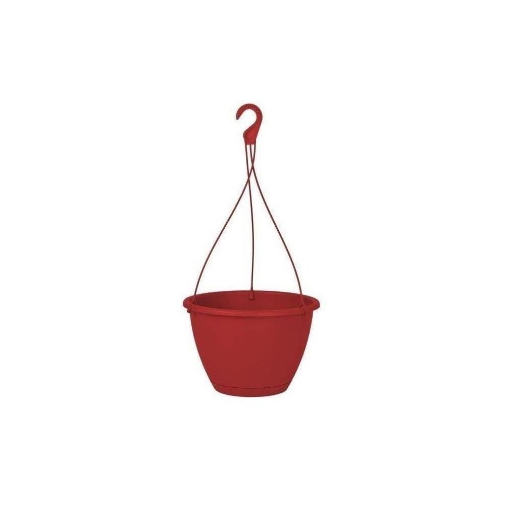 ARTEVASI Pot de fleurs suspendu Algarve - 8 L - 31 x 31 x 20,5 cm - Ro