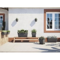 Jardiniere CAPRI CAMPANA XL - Plastique - 80 cm - Anthracite - ARTEVAS