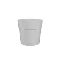 Pot a fleurs et plantes rond CAPRI LARGE - Plastique - Réservoir d'ea