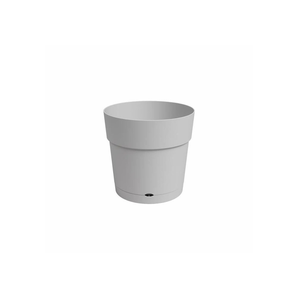 Pot a fleurs et plantes rond CAPRI LARGE - Plastique - Réservoir d'ea