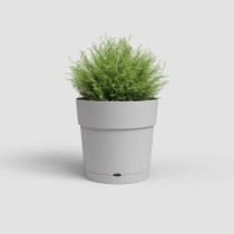 Pot a fleurs et plantes rond CAPRI LARGE - Plastique - Réservoir d'ea