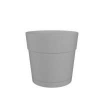 Pot a fleurs et plantes rond CAPRI LARGE - Plastique - Réservoir d'ea