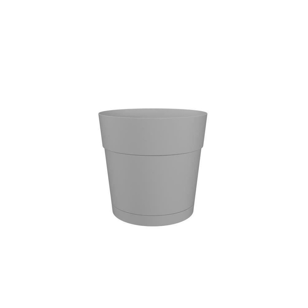 Pot a fleurs et plantes rond CAPRI LARGE - Plastique - Réservoir d'ea