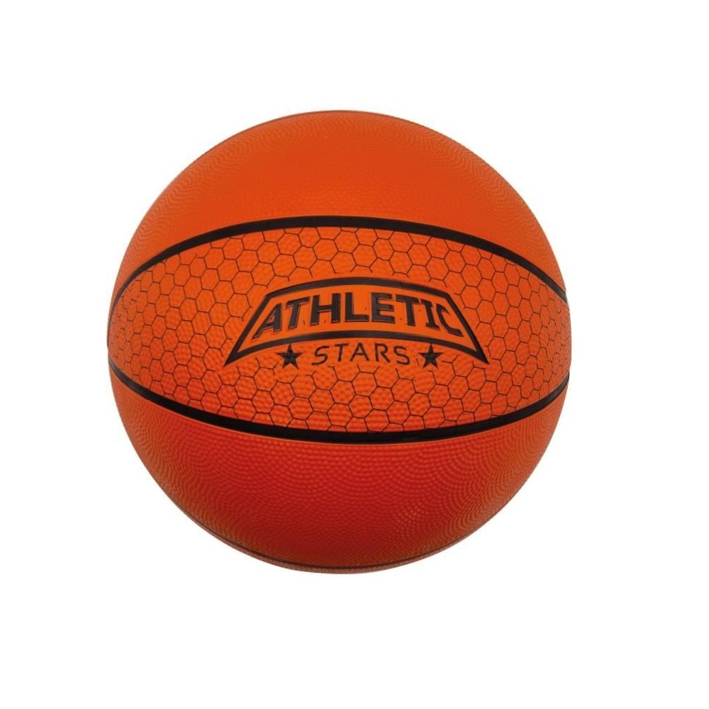 Ballon de basket - ATHLETIC STARS - Classic - Orange - Taille 7