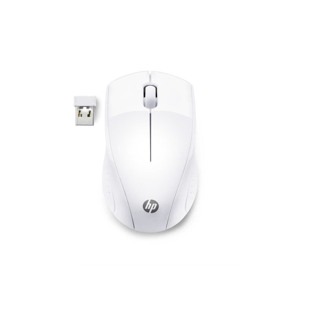 Souris sans fil HP 220 - Blanc neige