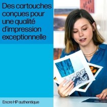 HP 62XL Cartouche d'encre noire grande capacité authentique (C2P05AE)