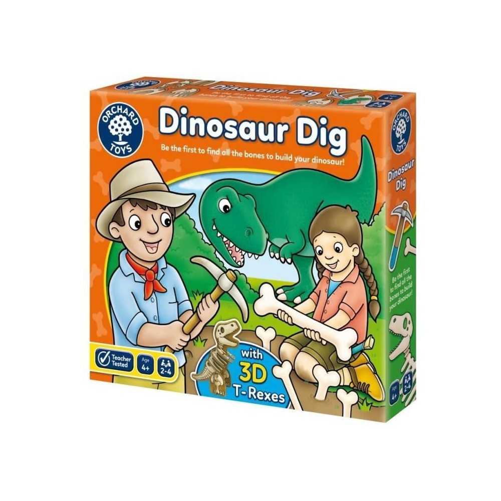 Jeu de loterie Dinosaur Dig - ORCHARD - Construisez votre dinosaure 3D