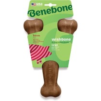 Os a mâcher pour chien adulte saveur bacon - BENEBONE - Wishbone L -