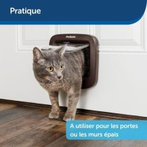 Tunnel d'extension pour porte - PETSAFE - MICROSHIP - Brun