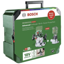 Affleureuse Bosch AdvancedTrimRouter 18V-8 avec base Router Plunge, sa