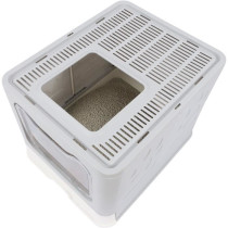 Maison de toilette - M PETS - SILE TOP - Gris - 51 x 41 x 12.5 cm - Pr