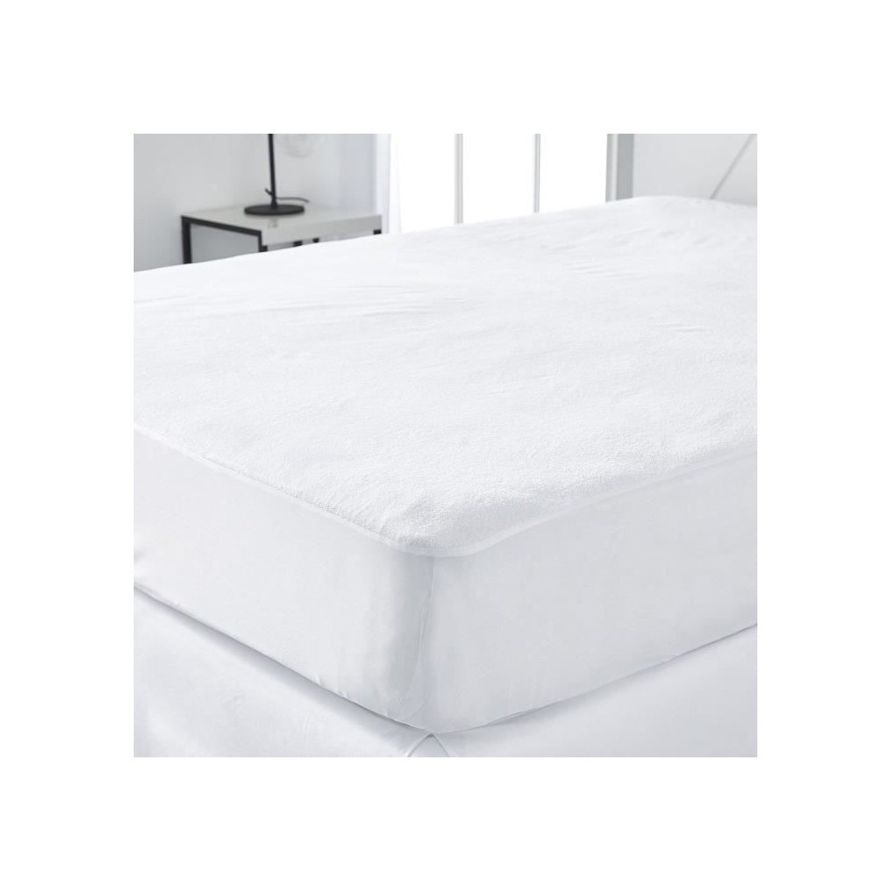 Protege matelas imperméable - TODAY - Essential - 140x190 cm - Blanc