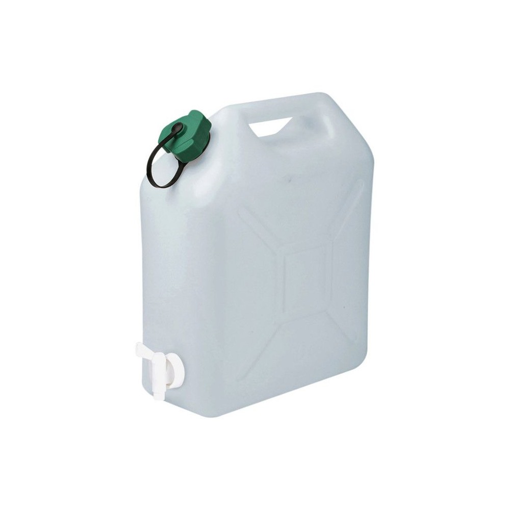 Jerrycan extra-fort - [MARQUE] - avec robinet eau propre 5 litres - Bl