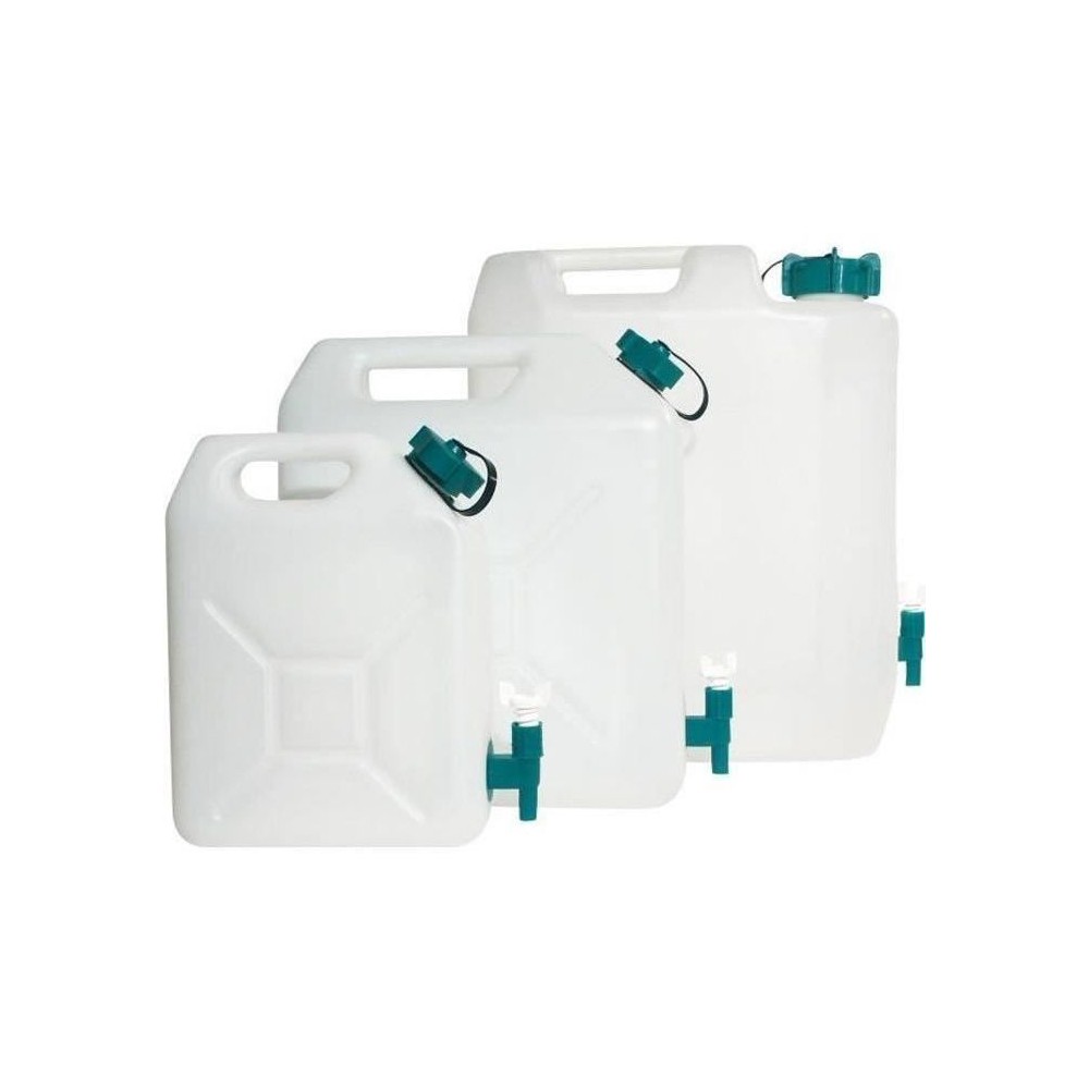 Jerrycan extra-fort avec robinet eau propre 35 litres