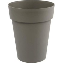 Vase rond Toscane - EDA PLASTIQUE - Ø 44 x 53 cm - 50 L - Gris - Rés