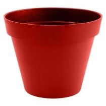 Pot de fleur rond Toscane - EDA - Ø 60 x H 47 cm - 76 L - Rouge rubis