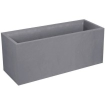 Jardiniere Volcania - EDA Plastiques - 99,5 x 39 x 43 cm - 98 L - Gris