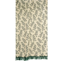 Rideau marseillais imprimé 200g/m2 Olive (225 x 140 cm)