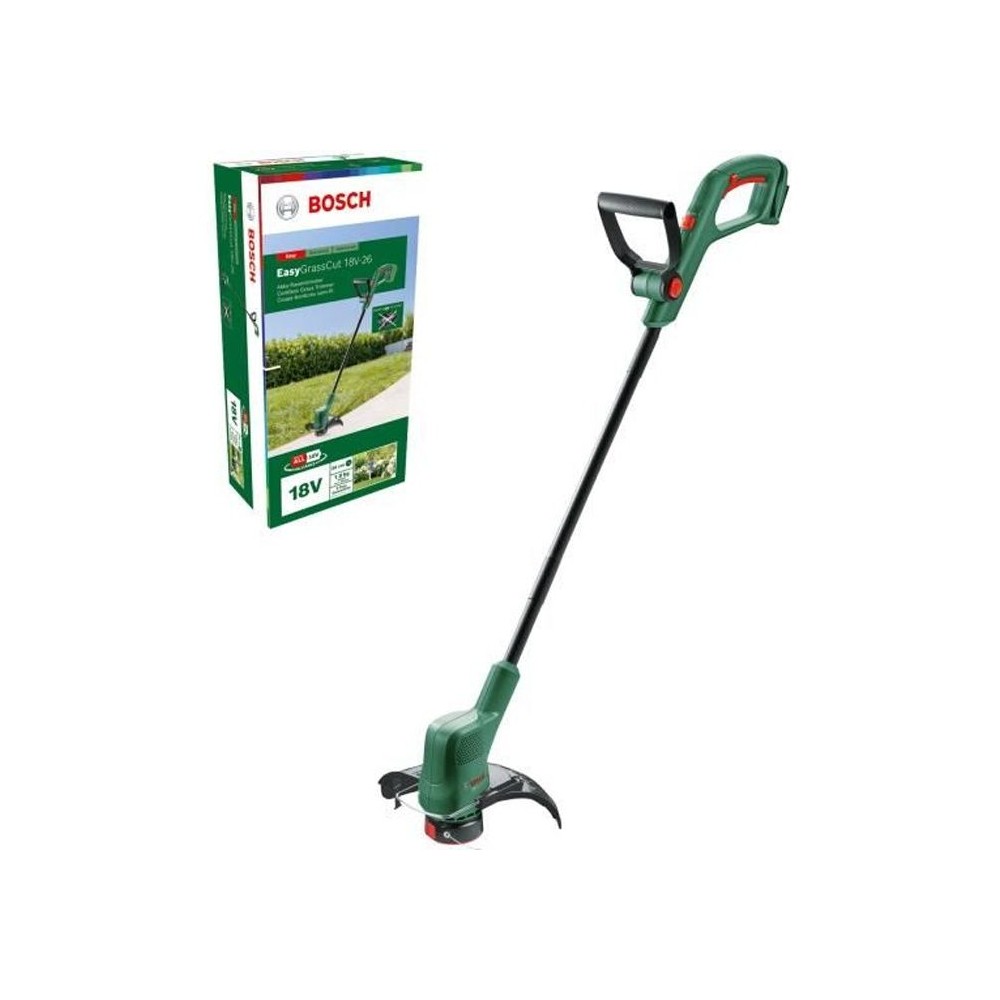 Coupe bordures BOSCH EasyGrassCut 18V-26 - 26 cm de diametre de coupe