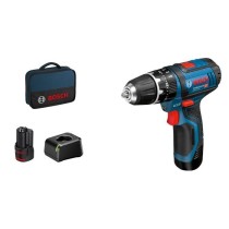 Perceuse a percussion Bosch Professional GSB 12V-15 + 2 batteries 2,0A