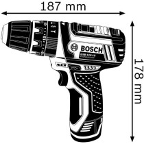 Perceuse a percussion Bosch Professional GSB 12V-15 + 2 batteries 2,0A