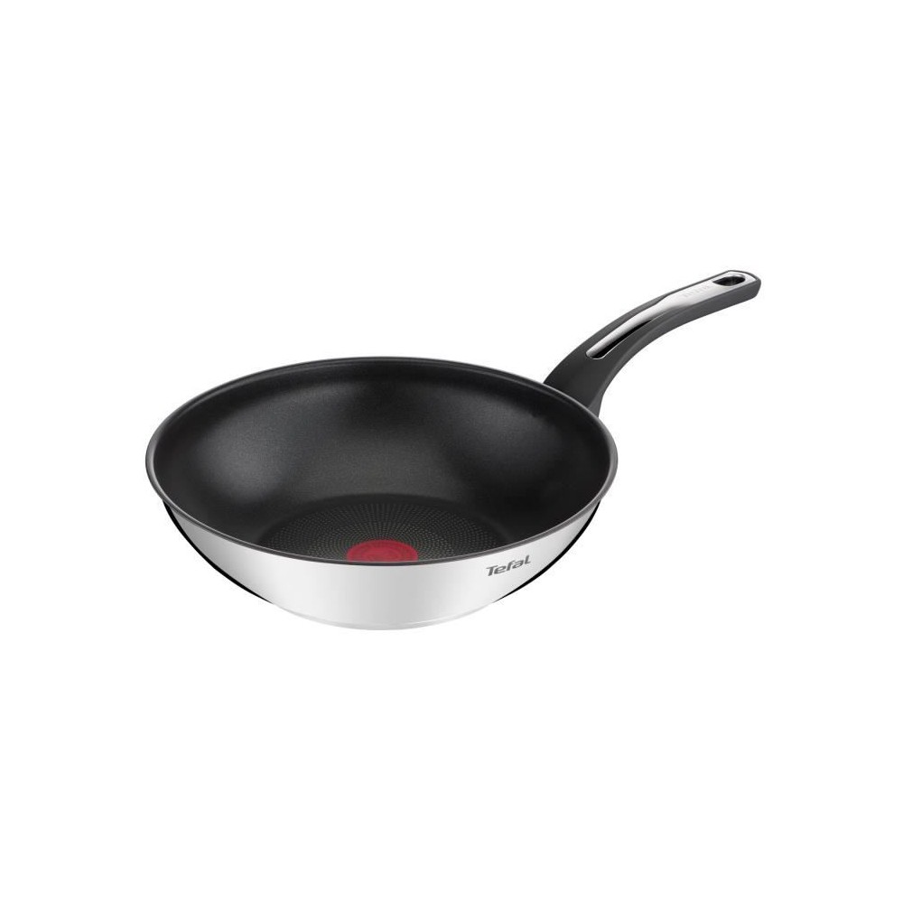 TEFAL Emotion Wok 28 cm, Induction, Revetement antiadhésif, Poignée