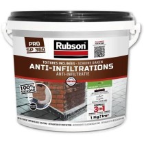 Anti-infiltrations - RUBSON - Noir 1kg - Revetement imperméable - 100