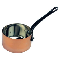 Casserole cuivre - BAUMALU - 12 cm - Cuivre massif - Intérieur étam