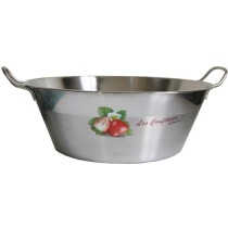 BAUMALU 340678 Bassine a confiture 38 cm décorée