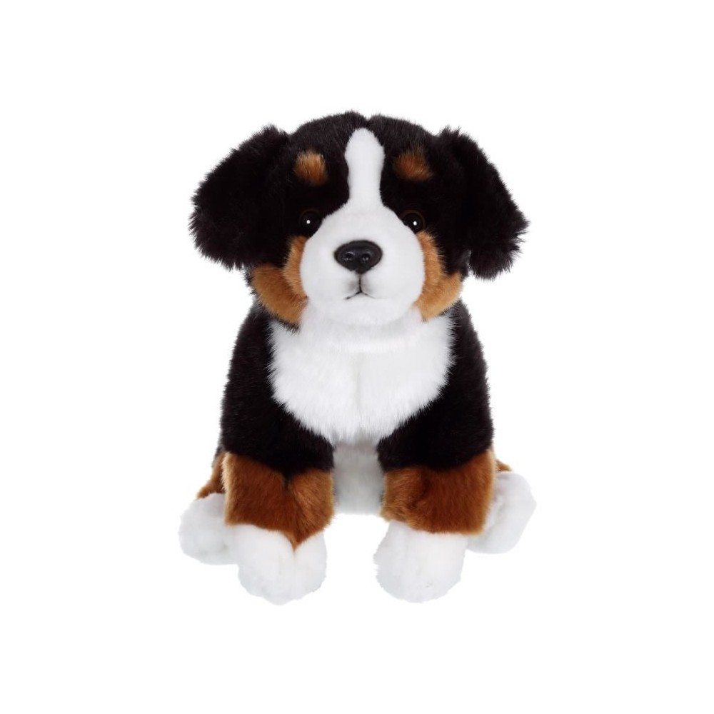 Peluche Chien Bouvier Bernois - GIPSY TOYS - Assis, 25 cm