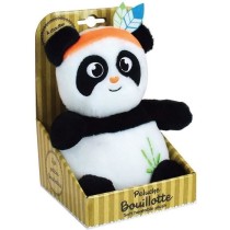 Peluche bouillotte INDIAN PANDA - JEMINI - H 21 cm - Blanc et noir - B