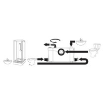 SFA Sanibroyeur Plus - Broyeur WC et salle d'eau